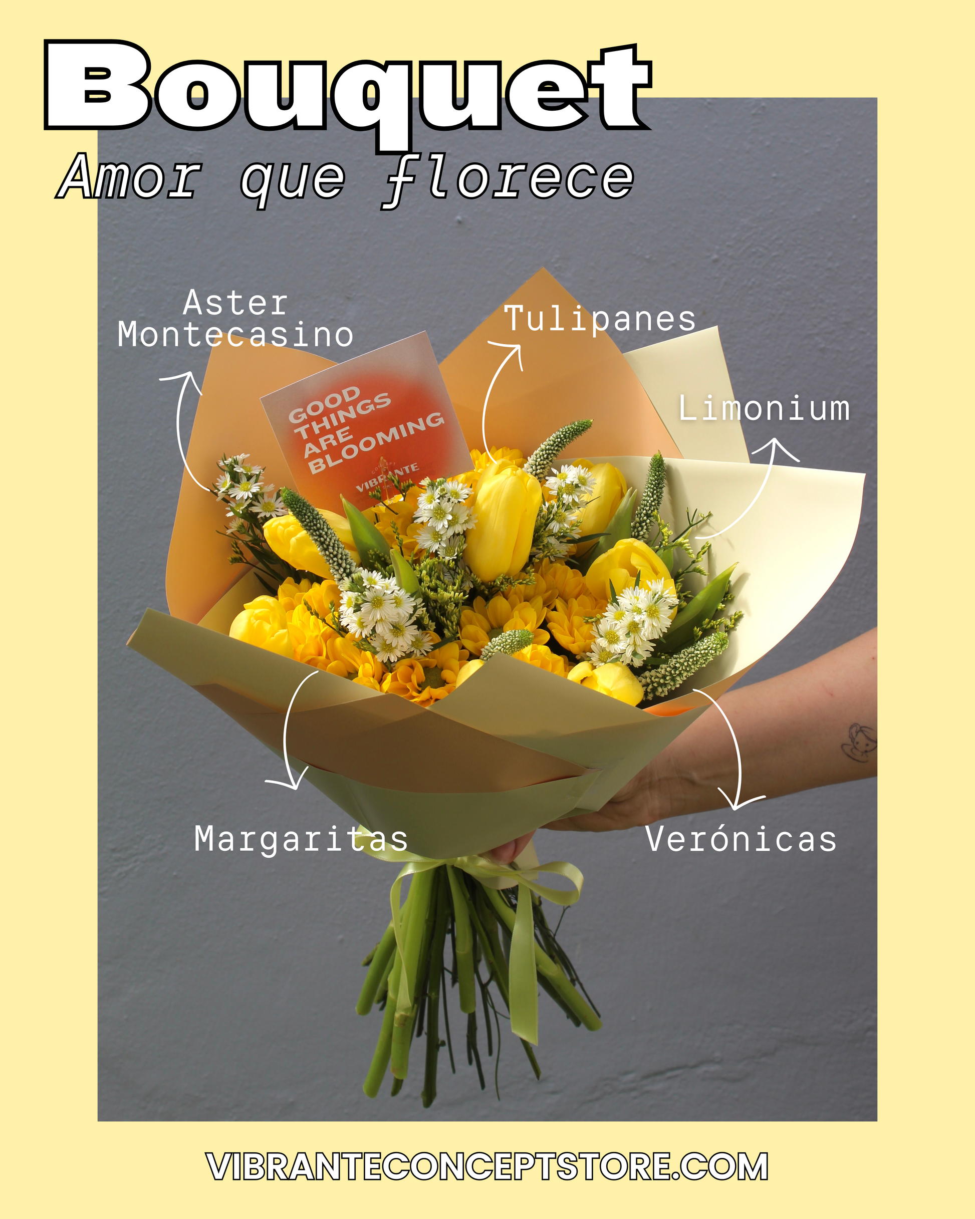 Amor que Florece - Flores Amarillas