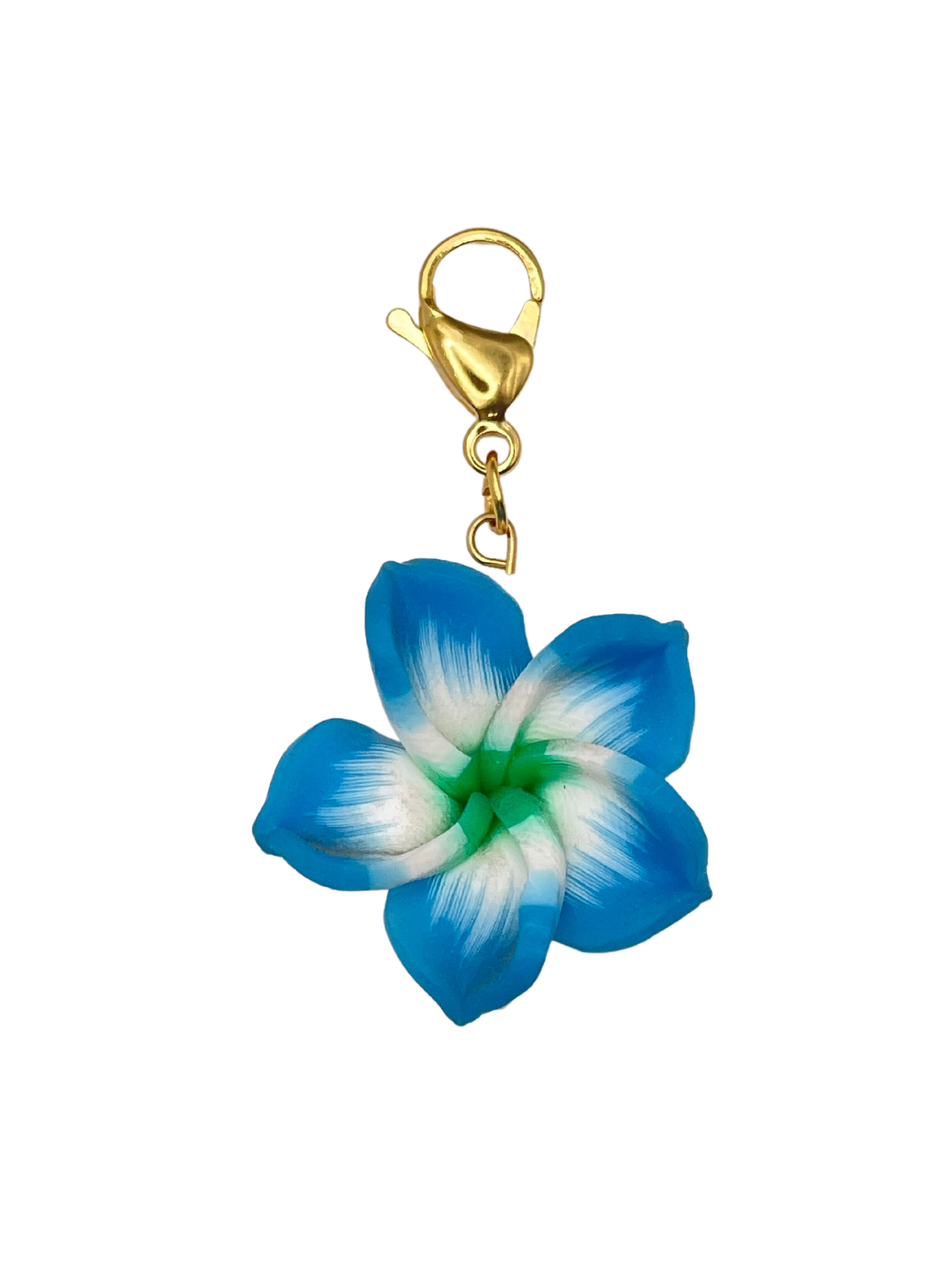 Tropical cold flower charm