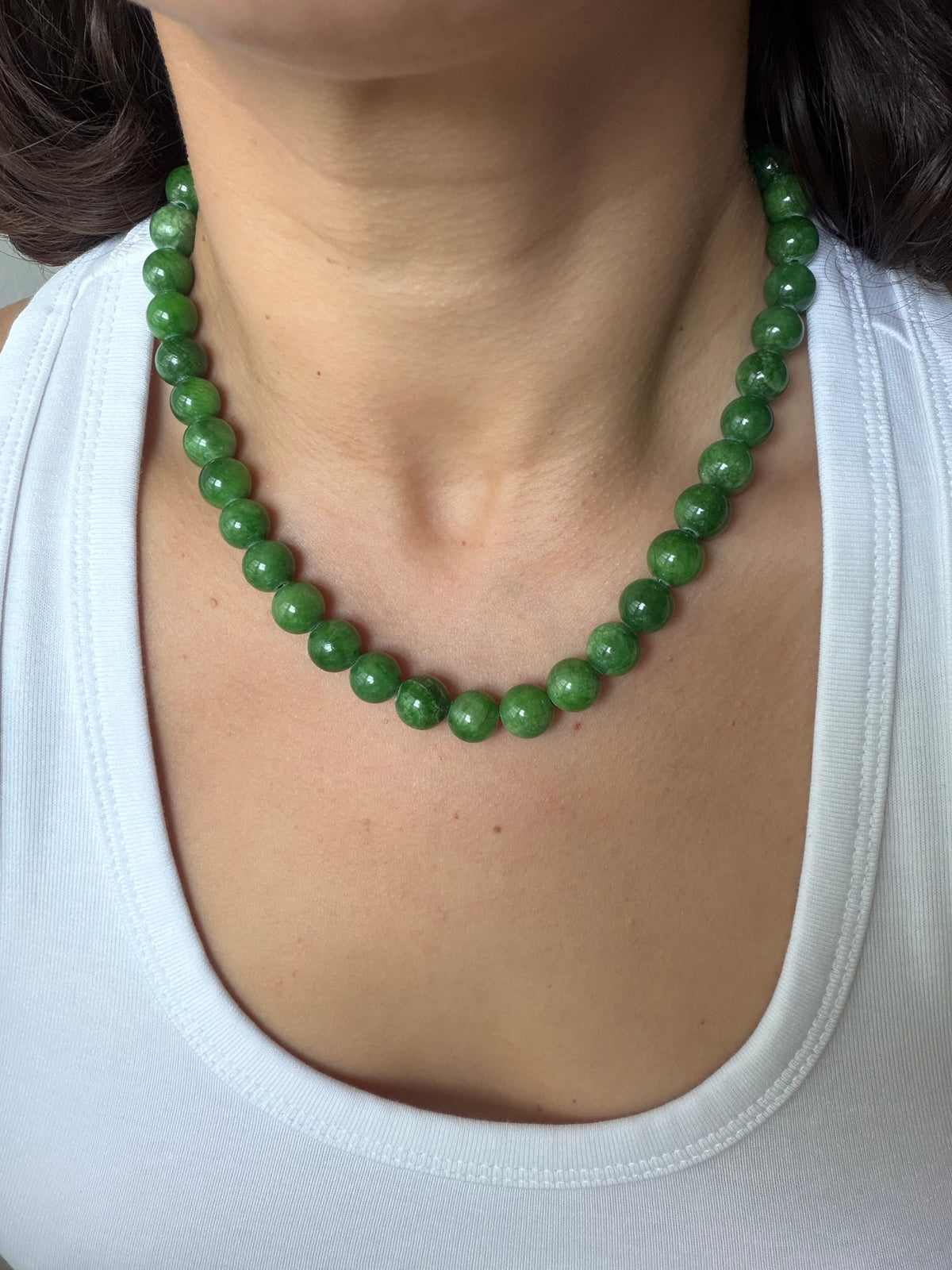 Jade Green Necklace