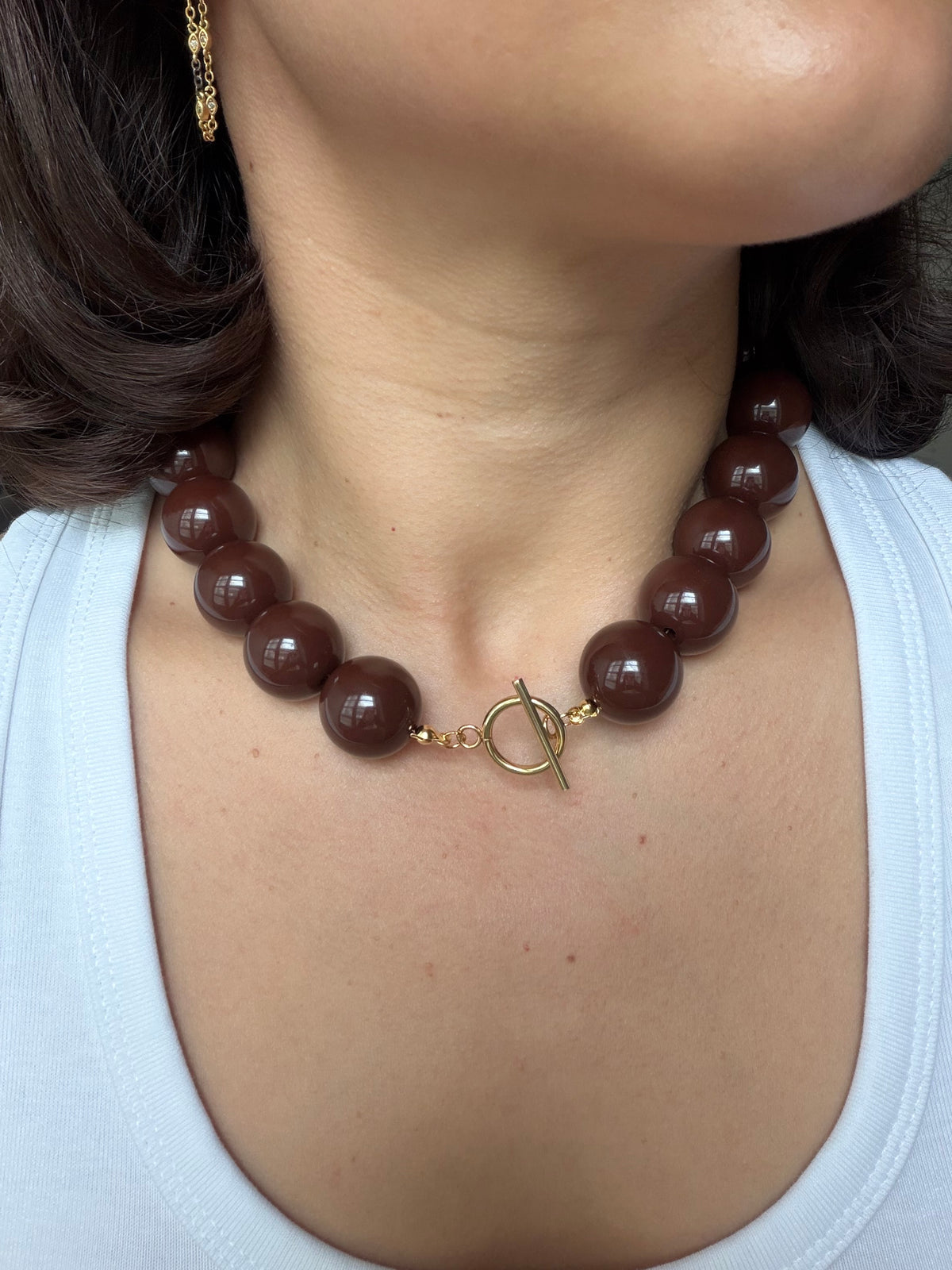 Chocolate Bubble Necklace