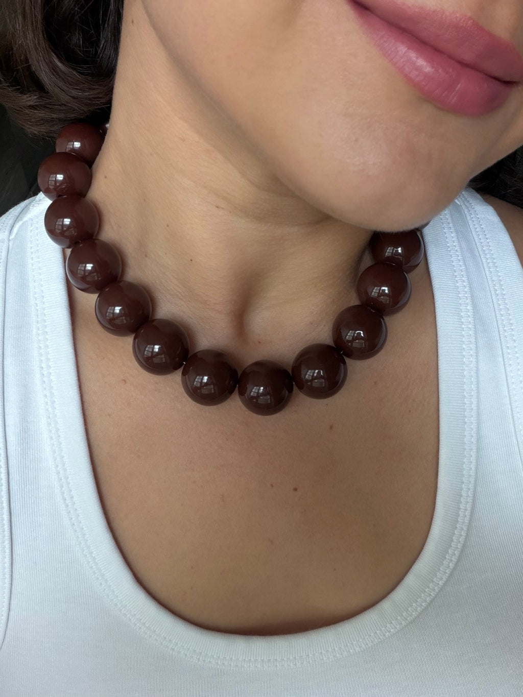 Chocolate Bubble Necklace