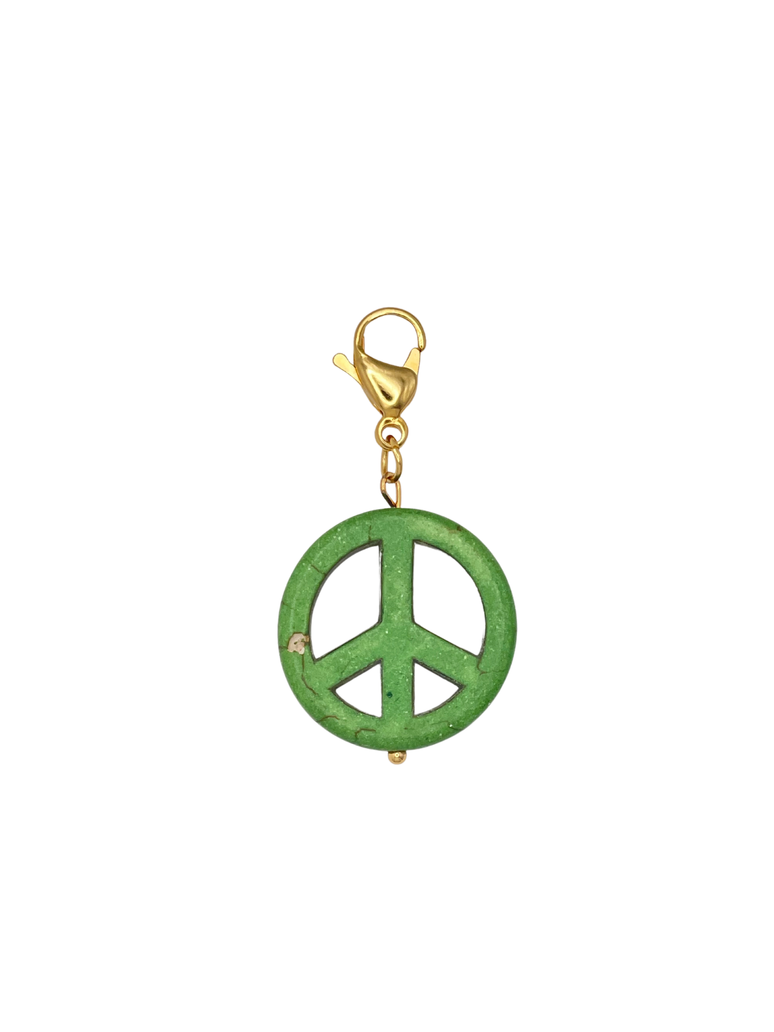 Green peace charm