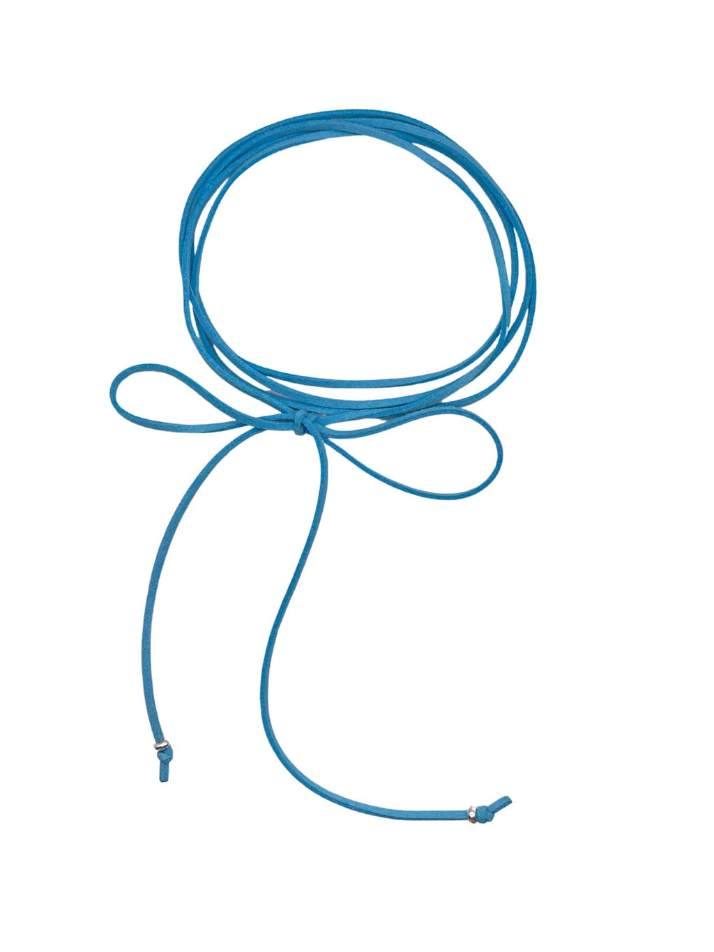 Blue radiant necklace