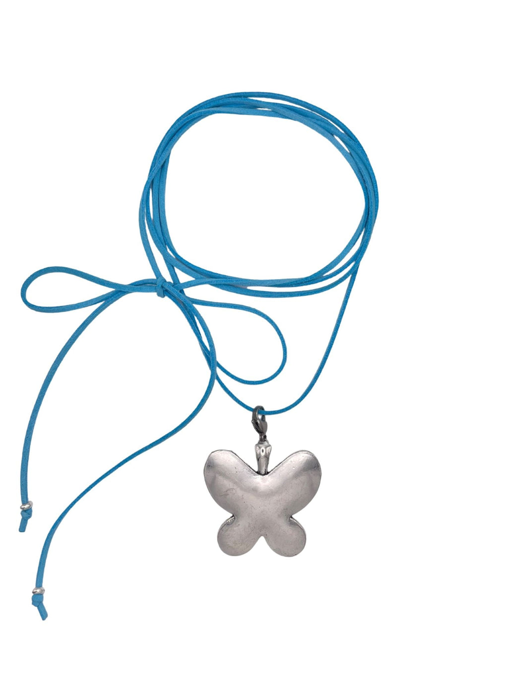 Blue radiant necklace