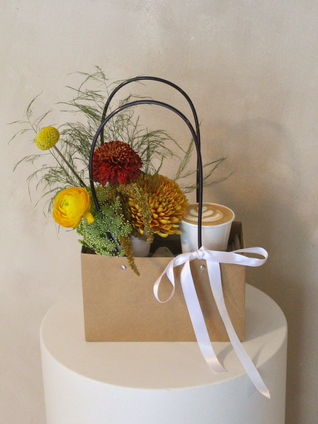 Flowers & Coffee Bag - Autumn