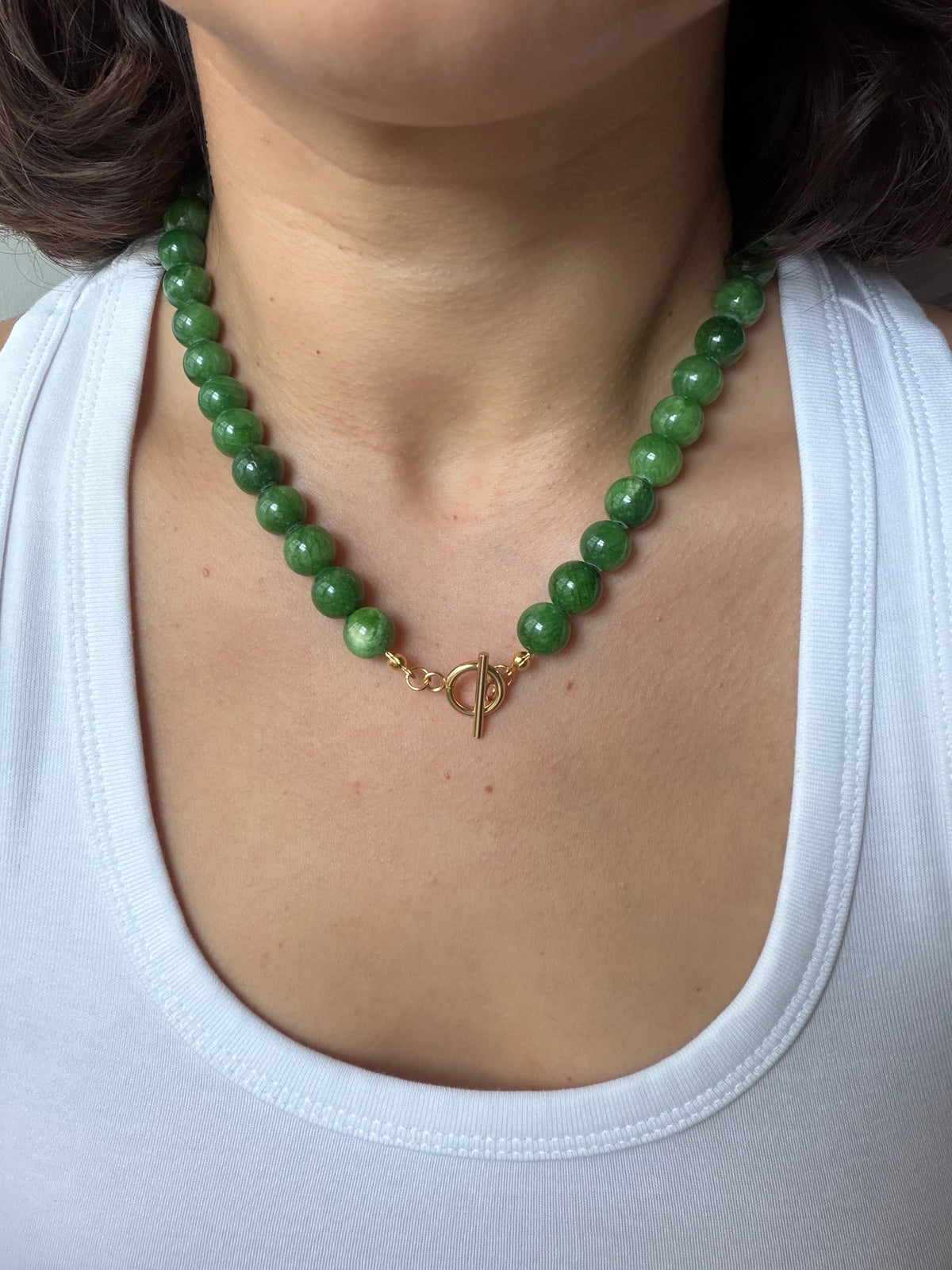 Jade Green Necklace