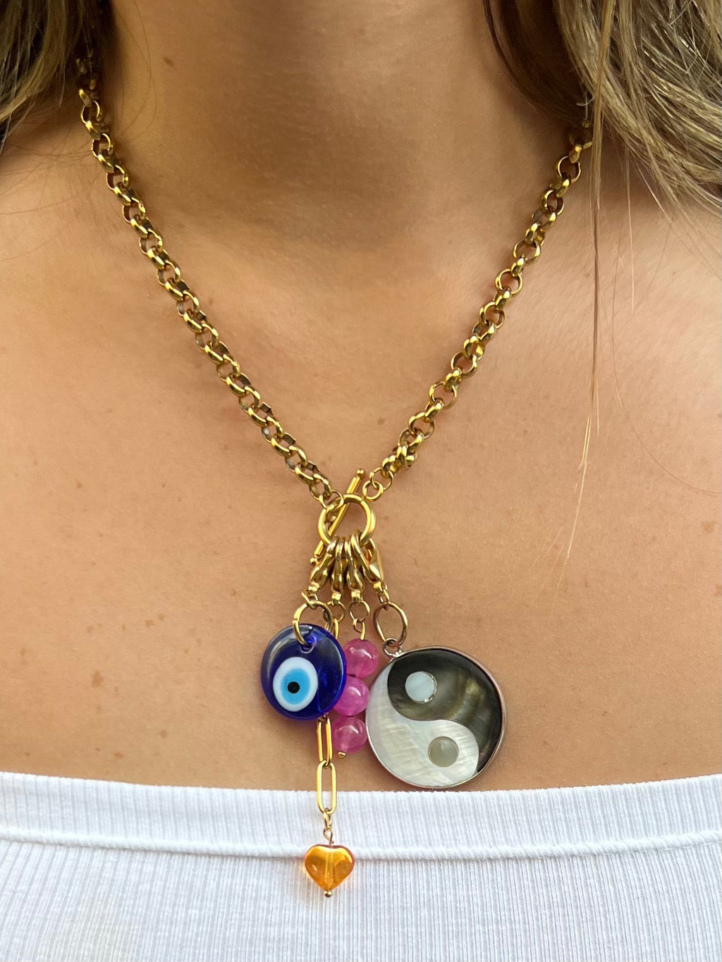 Opposite but interconnected forces charm