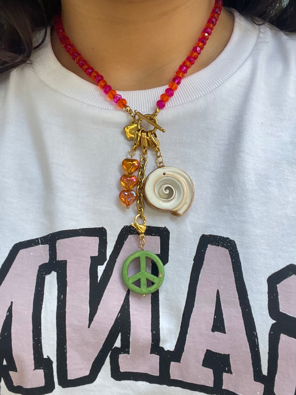 Green peace charm