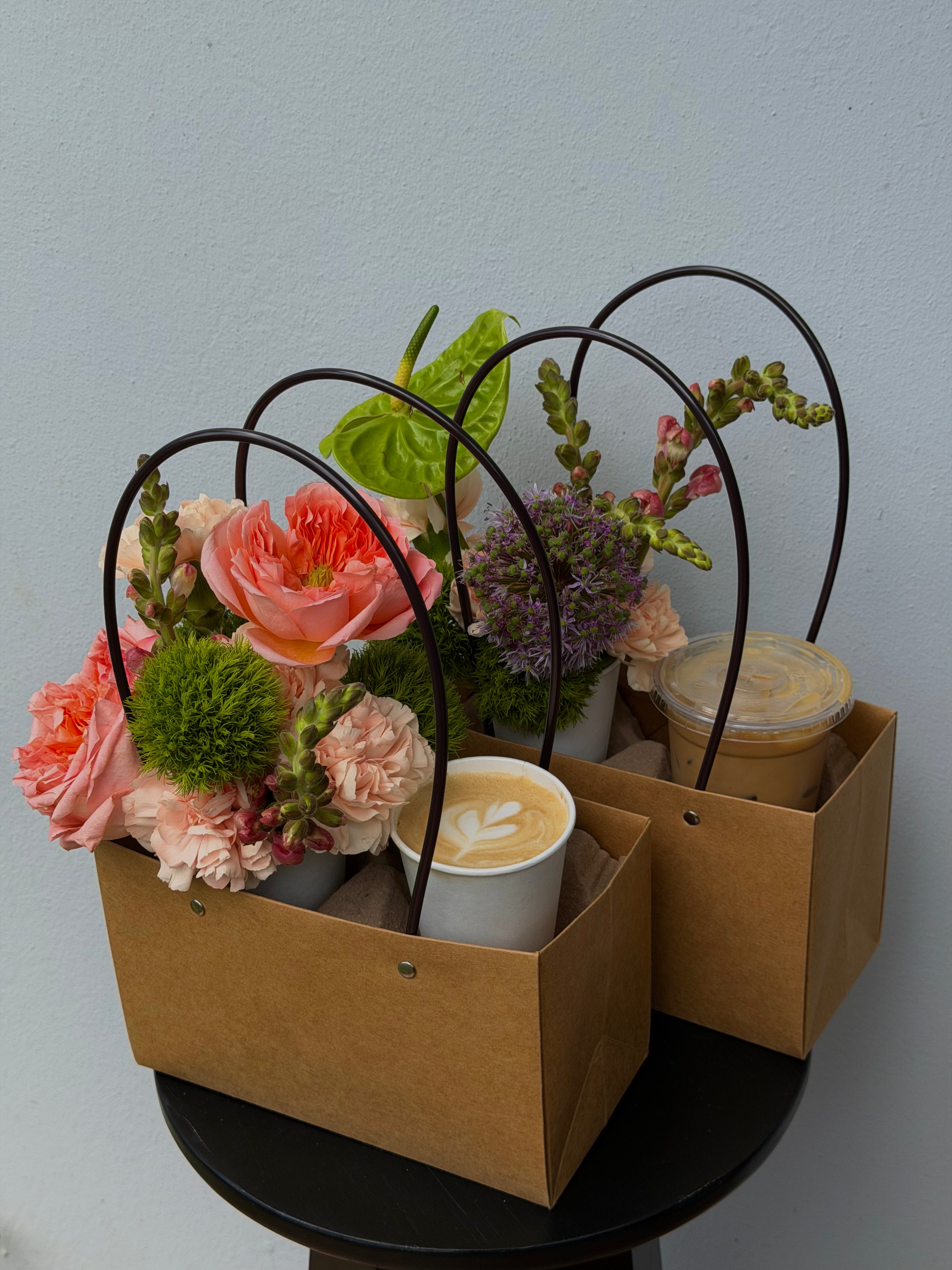 Flowers & Coffee Bag