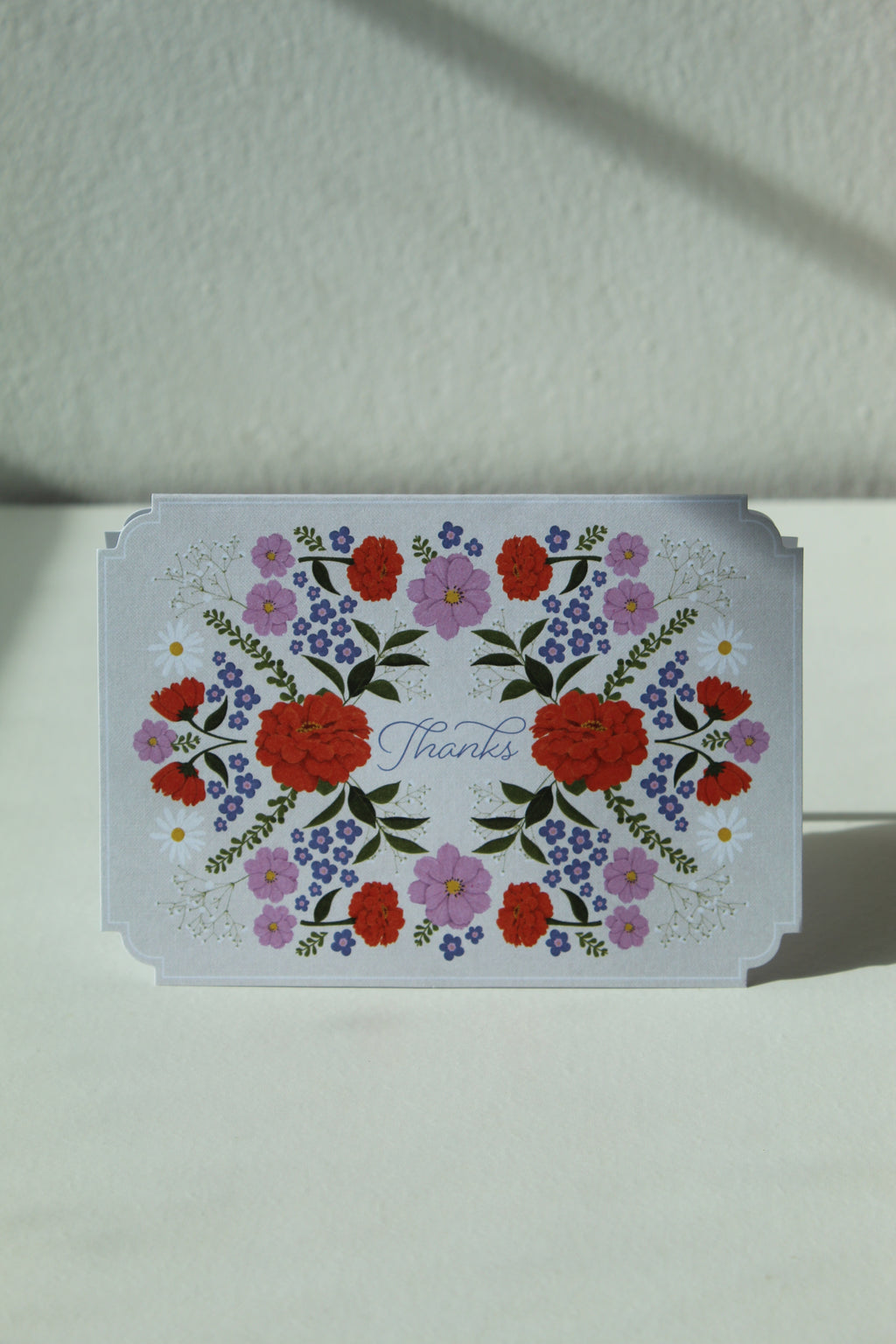 Tarjeta 'Thanks' Floral