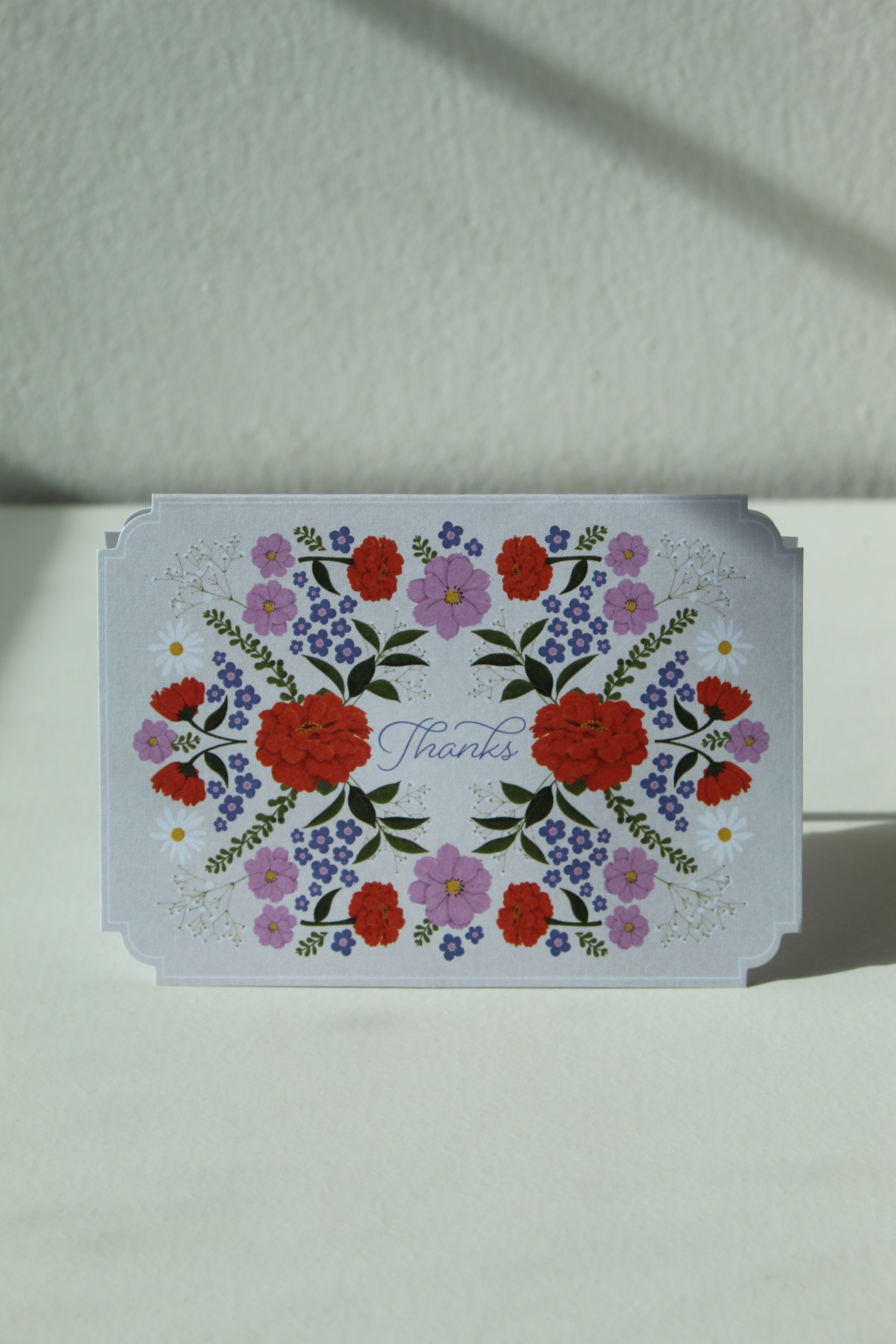 Floral 'Thank You' Card