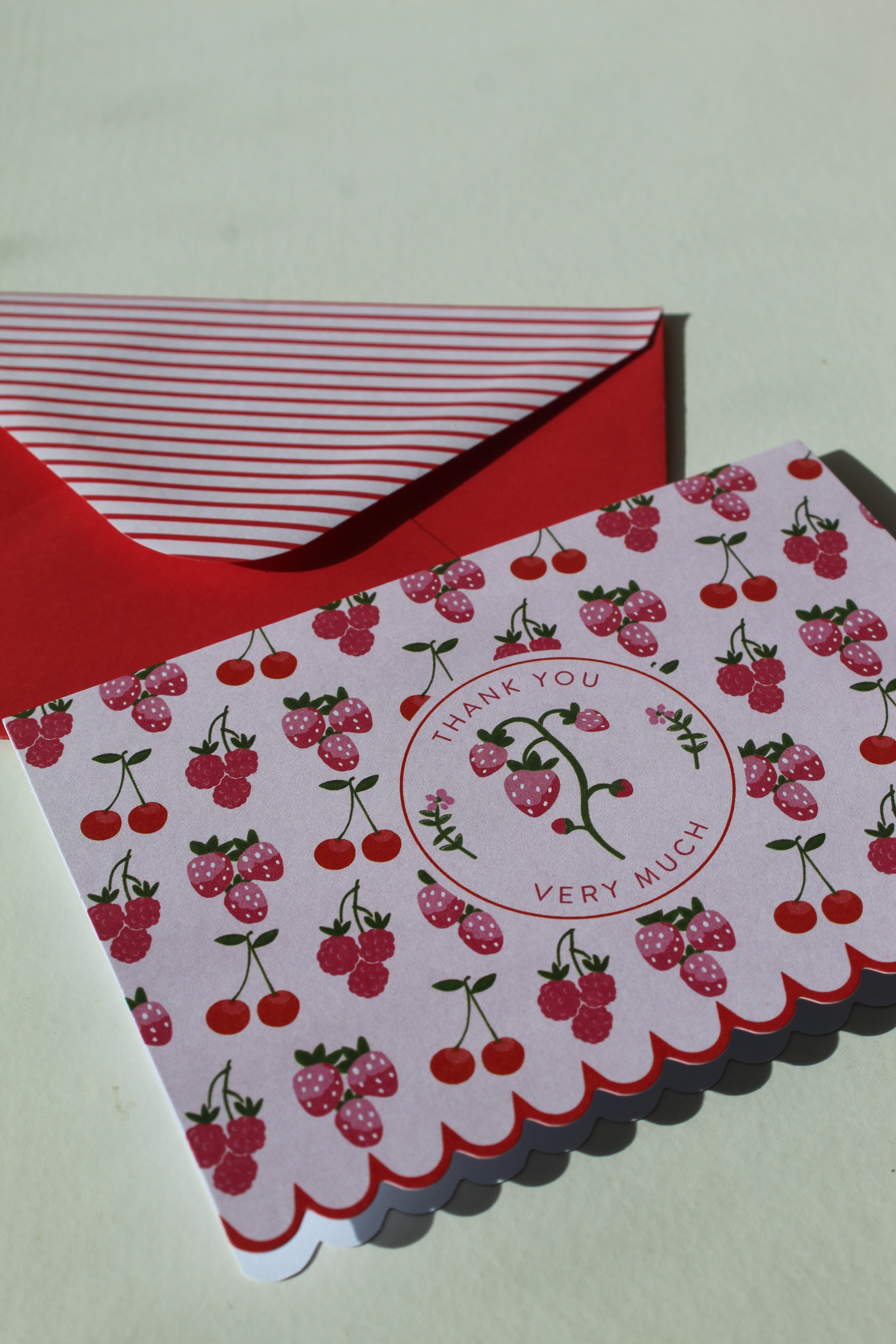 Thank You Very Much Card Cheries