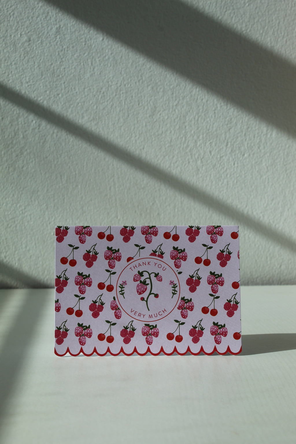 Tarjeta "Thank You Very Much" Cheries