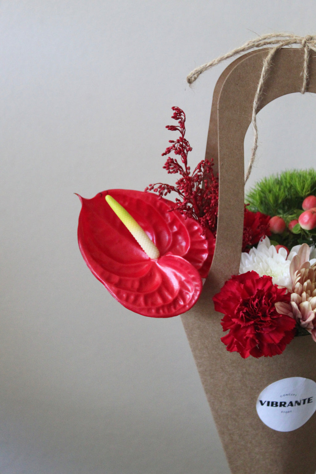 Bolso de Flores Navideño