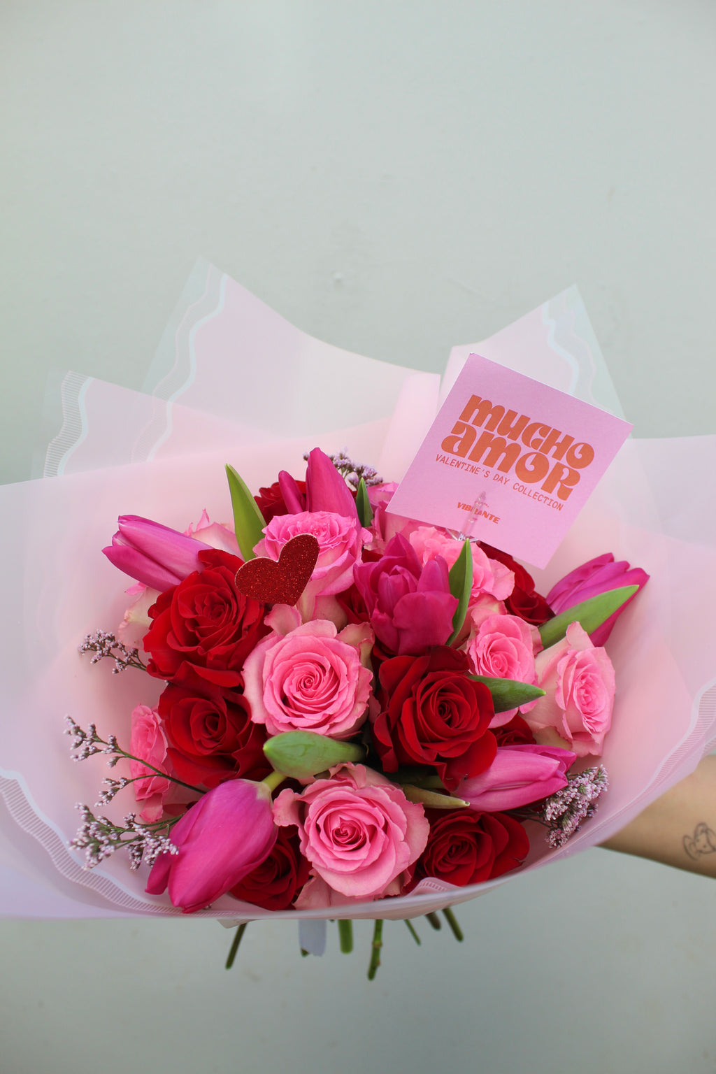 Bouquet Rosas & Tulipanes