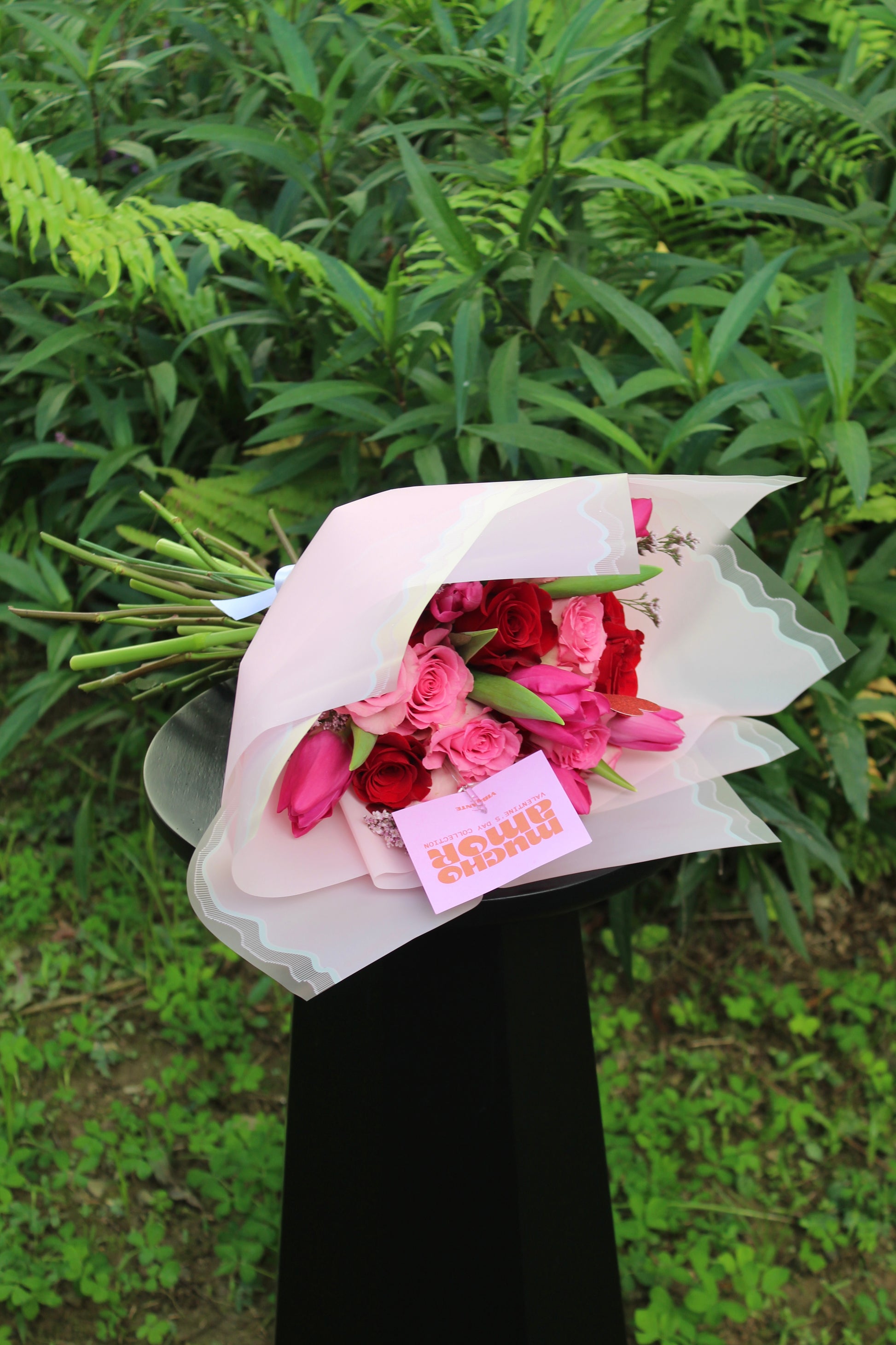 Bouquet Rosas & Tulipanes