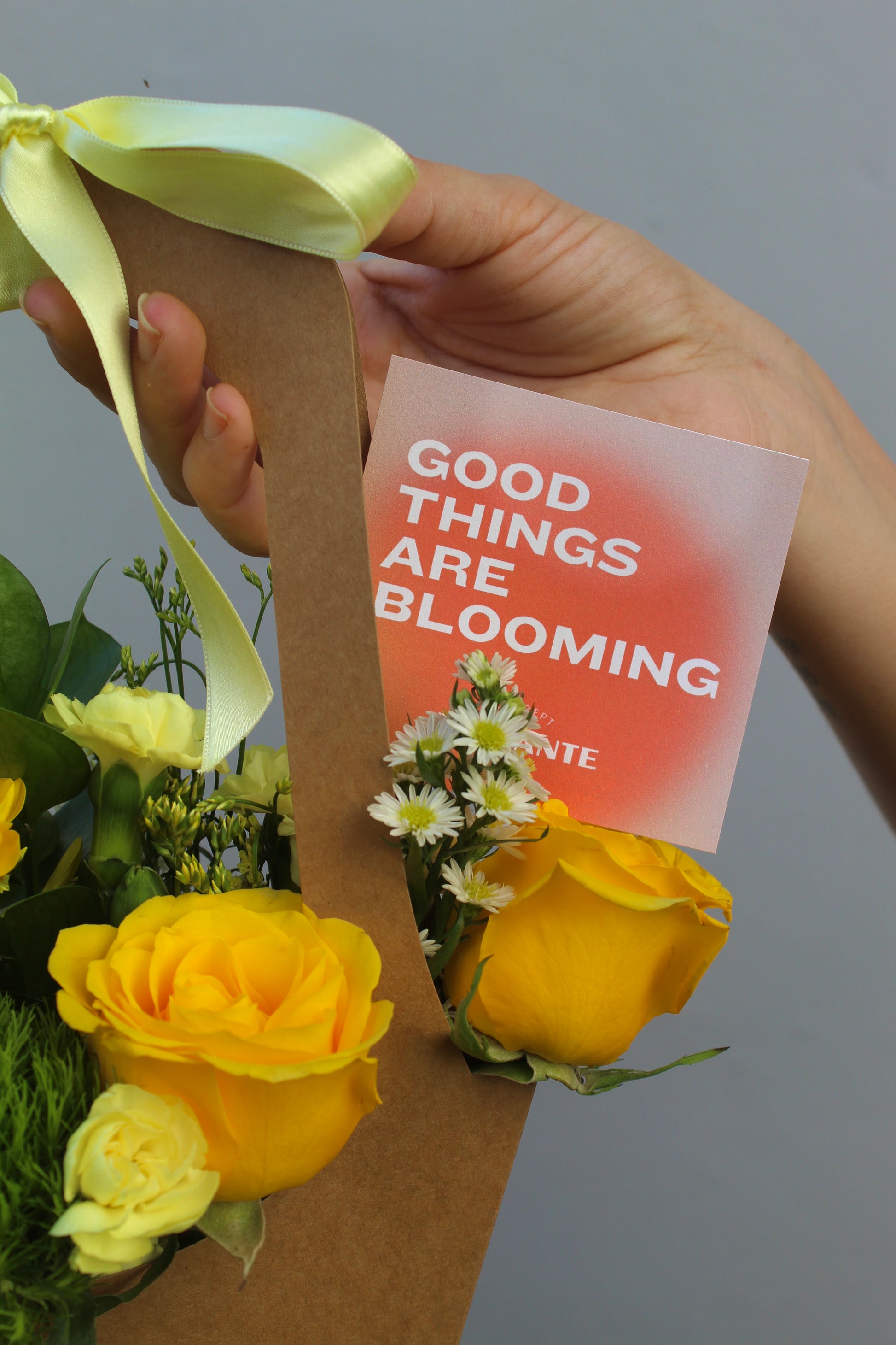 Bouquet Bolso de Flores - Edición Flores Amarillas