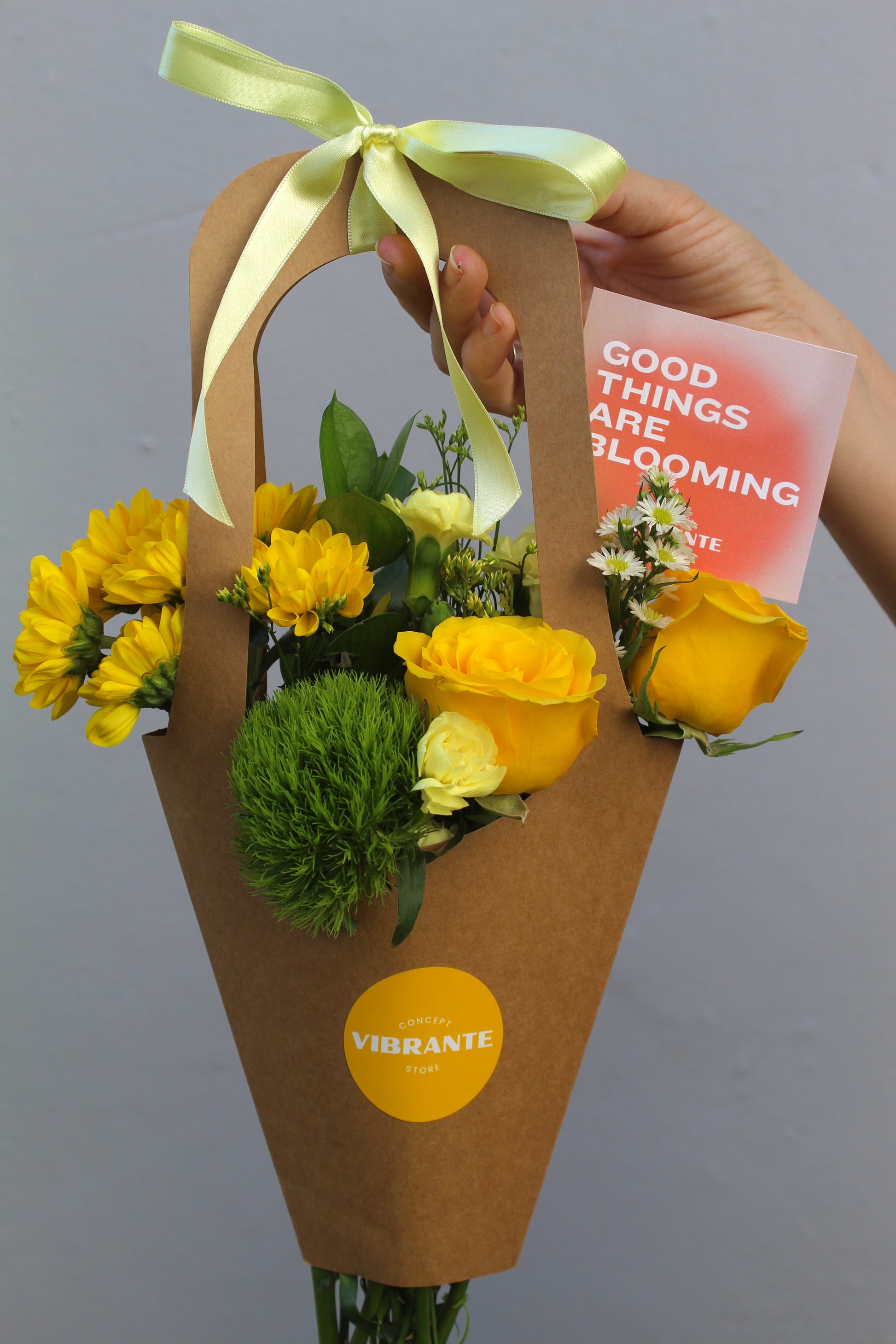 Bouquet Bolso de Flores - Edición Flores Amarillas