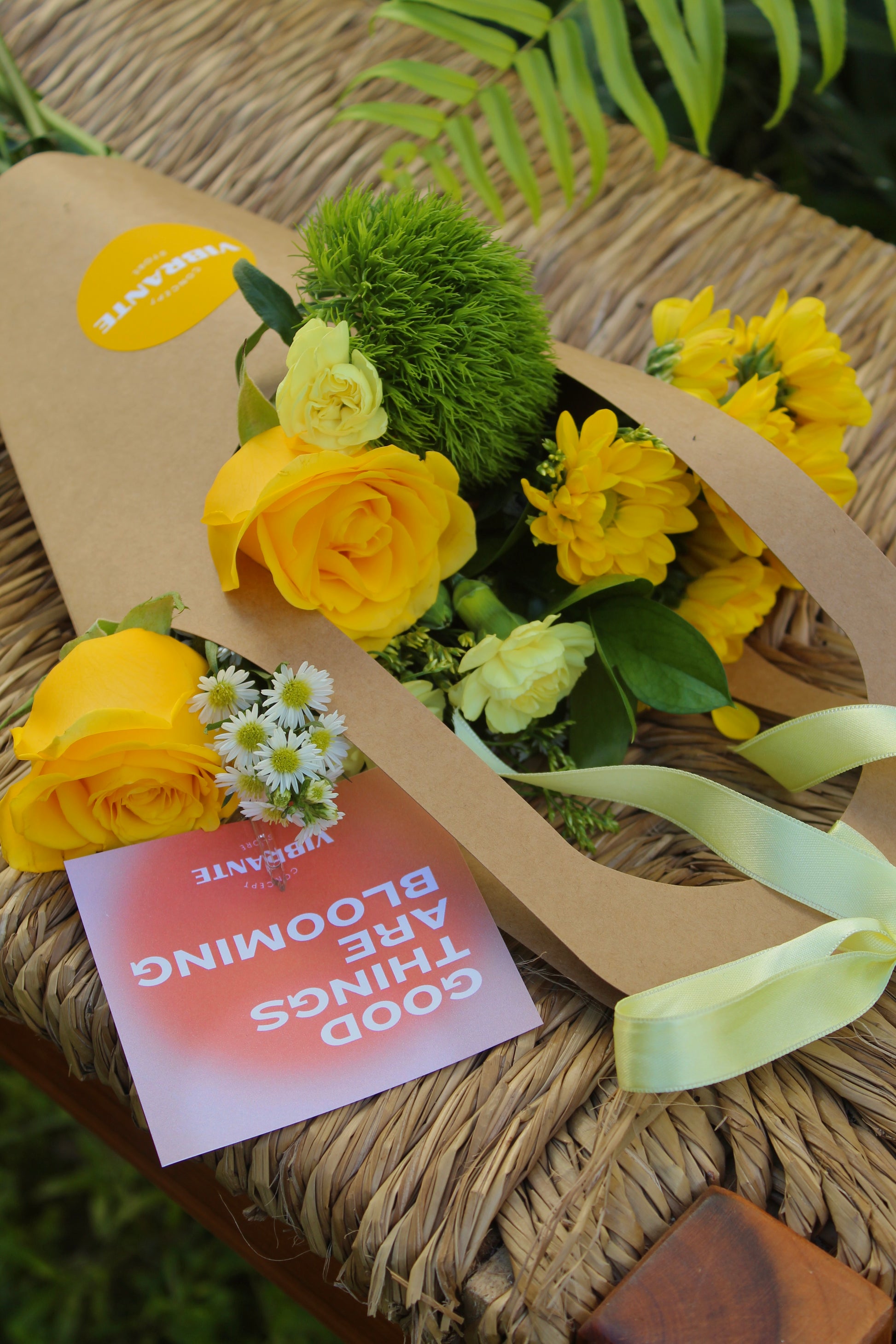 Bouquet Bolso de Flores - Edición Flores Amarillas