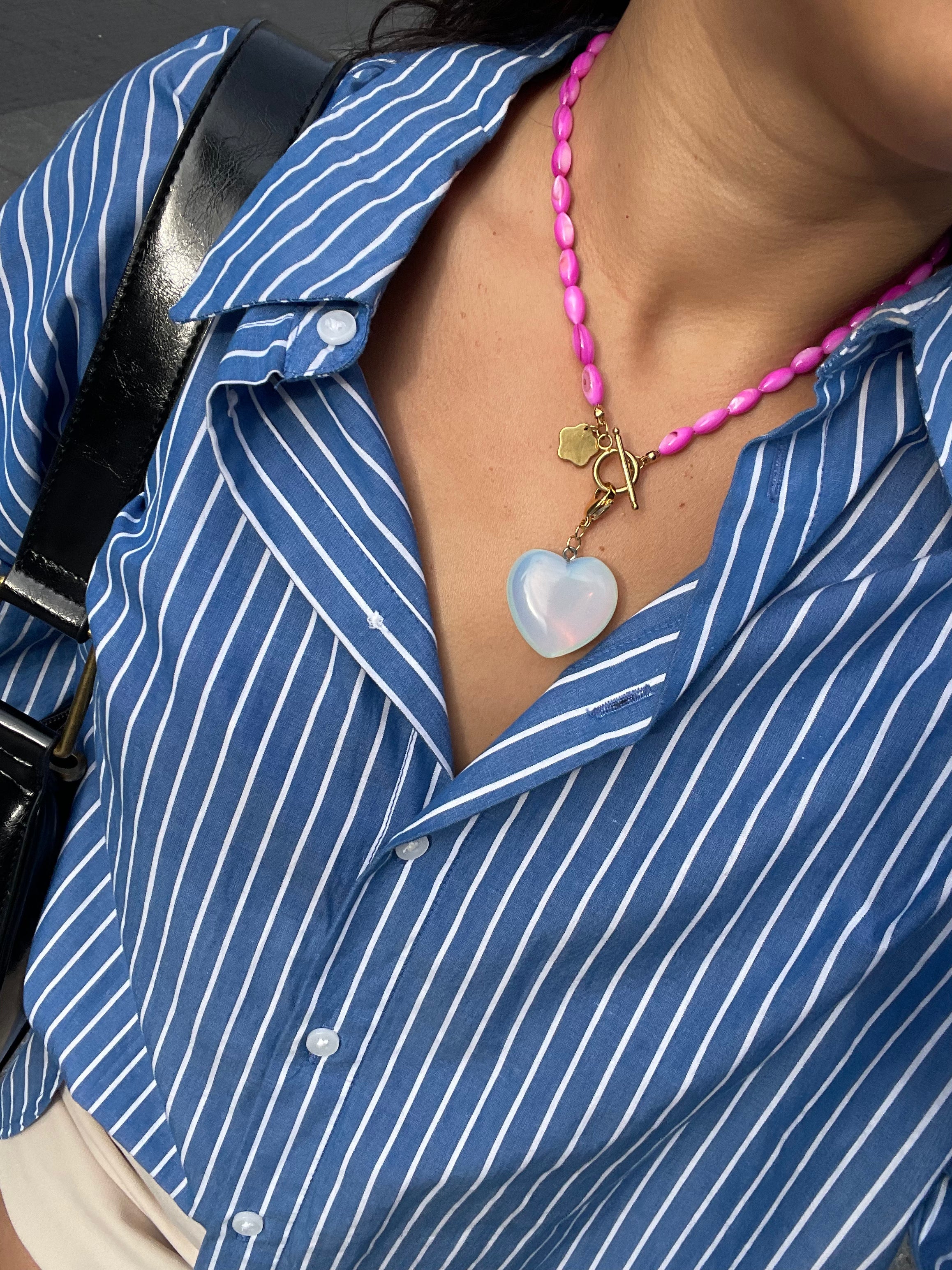 Pink lady necklace