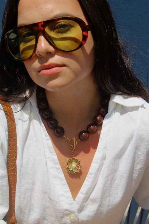 Chocolate Bubble Necklace